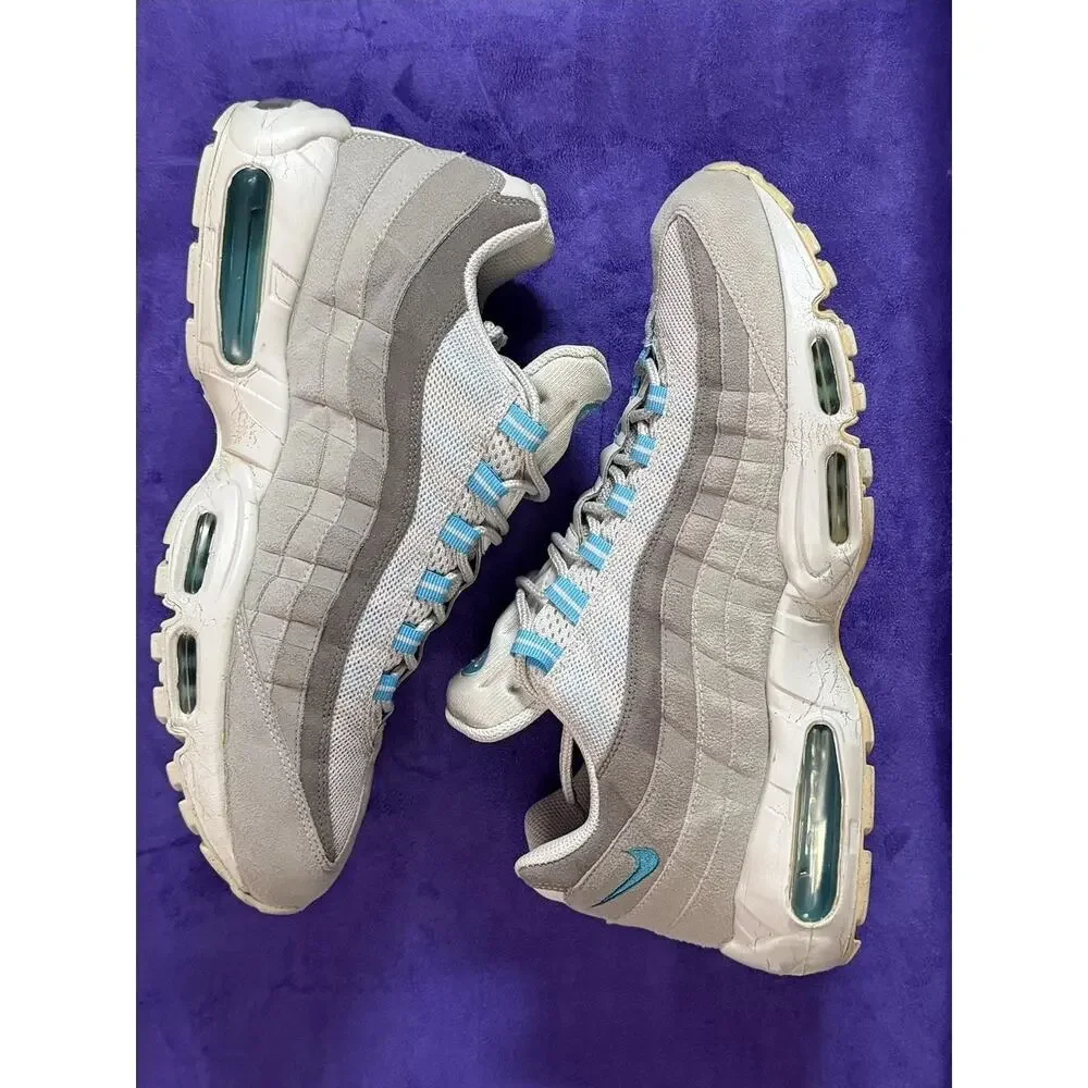 Nike Air Max 95 Men’s Sz.12 Low Top Sneakers Grey Amarillo Colorblock CD7495-100